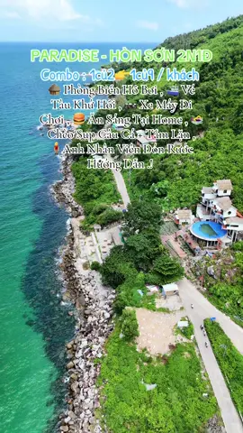 Khách sạn hồ bơi bên đảo #hònsơn #xuhuong #tiktok #reviewhonson 
