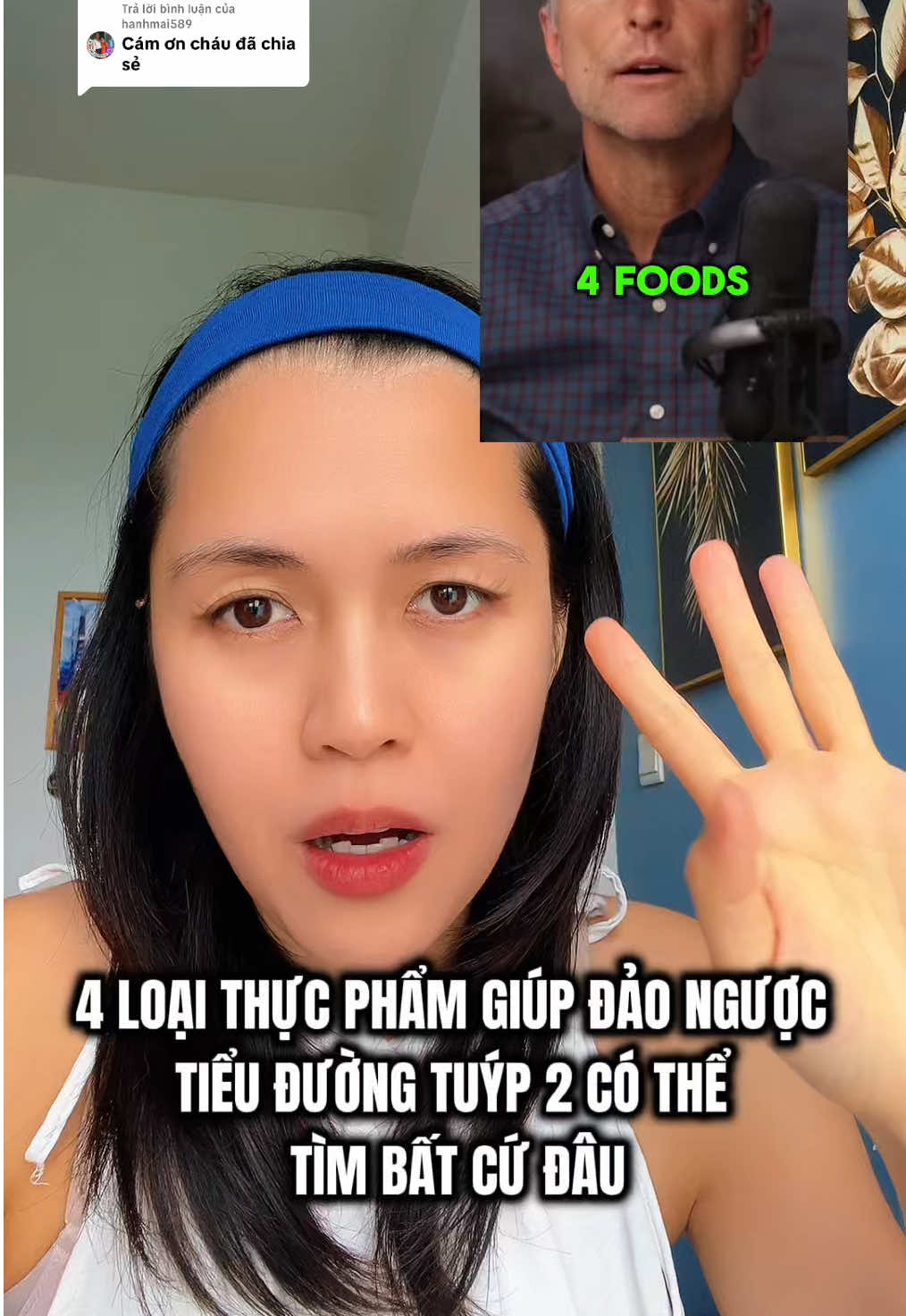 Trả lời @hanhmai589 4 loại thực phẩm giúp đảo ngược tiểu đường tuýp 2 #luongphaminsulin #khanginsulin #glucose 