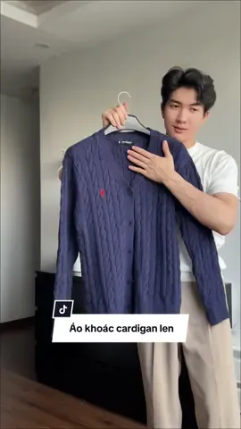Áo khoác cardigan len thừng #fyp #outfitideas #phoidonam #review #OOTD 