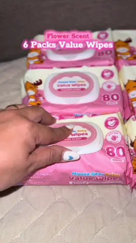 Flower scent baby wipes #kidsproducts #babyessentials #babyproducts #moosegearbaby #babywipes 