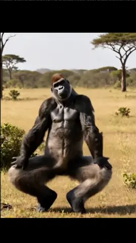 What the hell?#ai #gorilla #simba #dance #viral 
