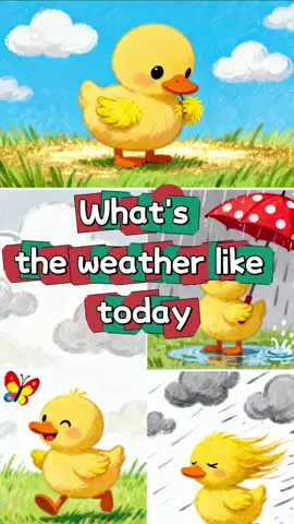 Thời tiết hôm nay thế nào chúng ta cùng học nhé! #englishforkids #tienganhchobe #tienganhmoingay #LearnOnTikTok #viralvideo 