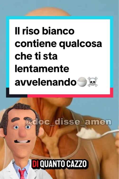 Il riso bianco contiene qualcosa che ti sta lentamente avvelenando 🍚☠️ #benessere #nutrizione #saluteebenessere