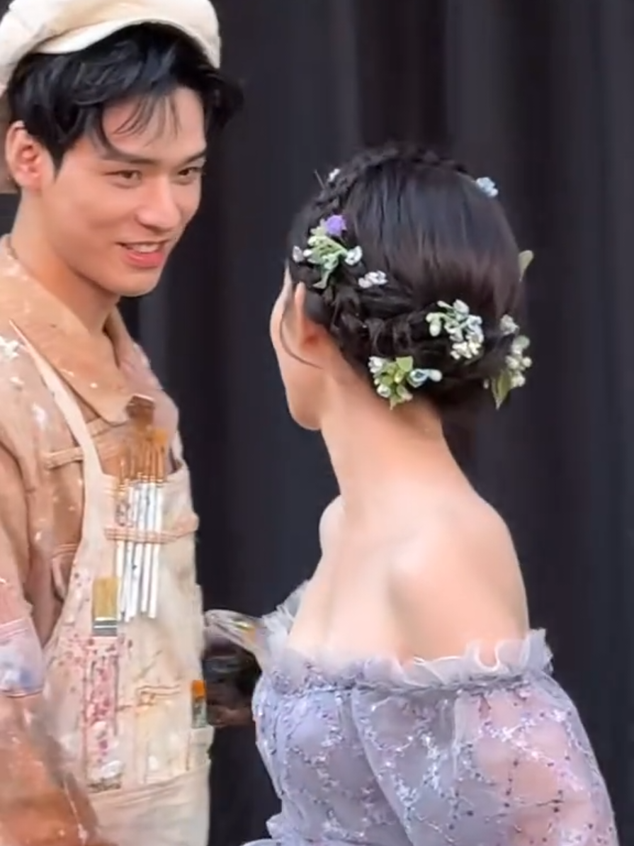 😁🤭 #gongjun #wangyuwen #brandevent #fyp 
