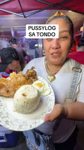 PUSSYLOG sa Tondo manila Food Is love #fyp #foryou #aguhoytv #foodtiktok #food 