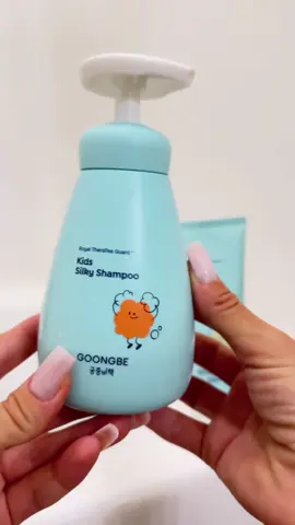 GOONGBE Kids Silky Shampoo🤍 GOONGBE Kids Softening Conditioner 🤍 @goongbe.us  #Goongbe #KidsHairCare #KidsShampoo #KidsConditioner #FamilyCare
