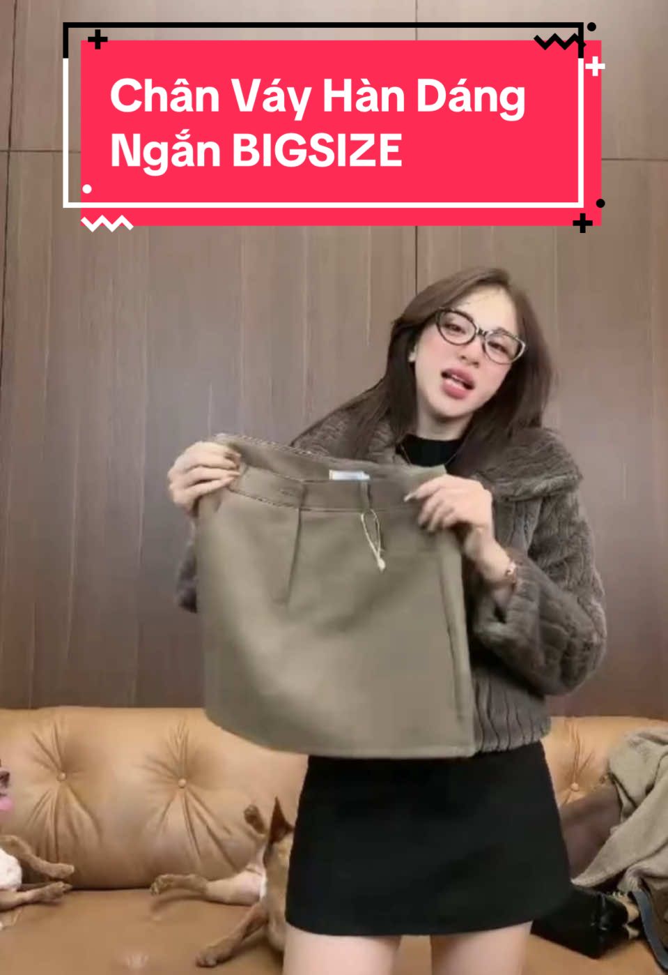 Chân Váy Hàn Dáng Ngắn BIGSIZE