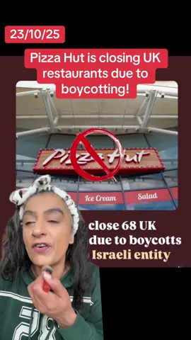Breaking news: It seems that boycotting really work. Pizza Hut has now announced restaurant closures in the UK. #pizza #boycott #closed #breakingnews #goodmorning 