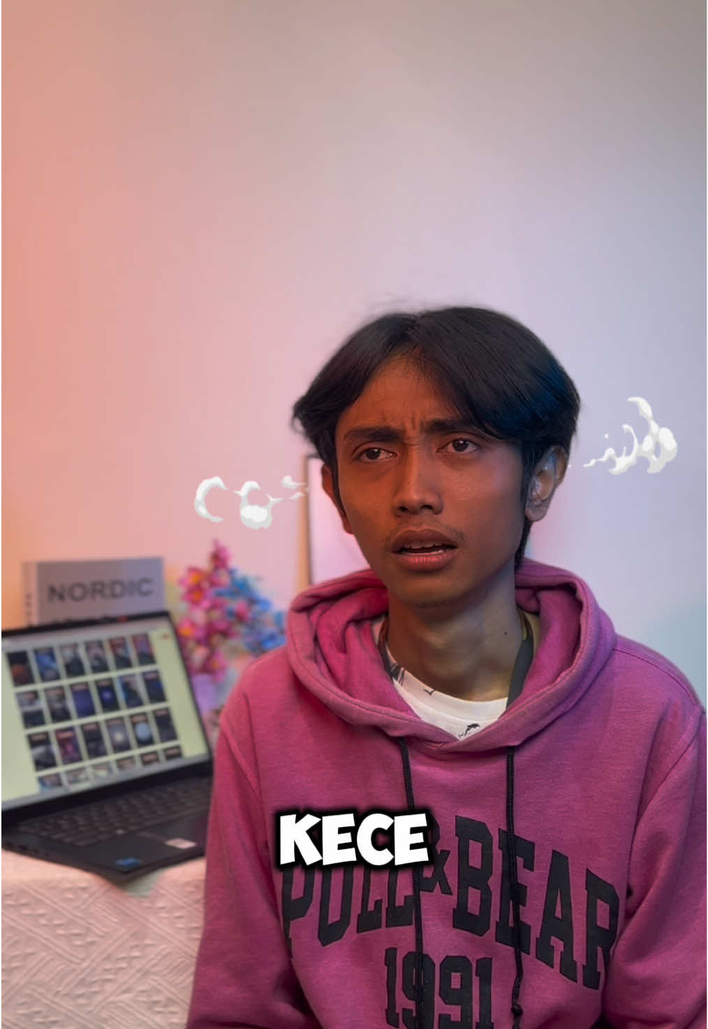 Marah marah karna kepanasann?? #zacro #fyp #beranda #kipasangin #mara 