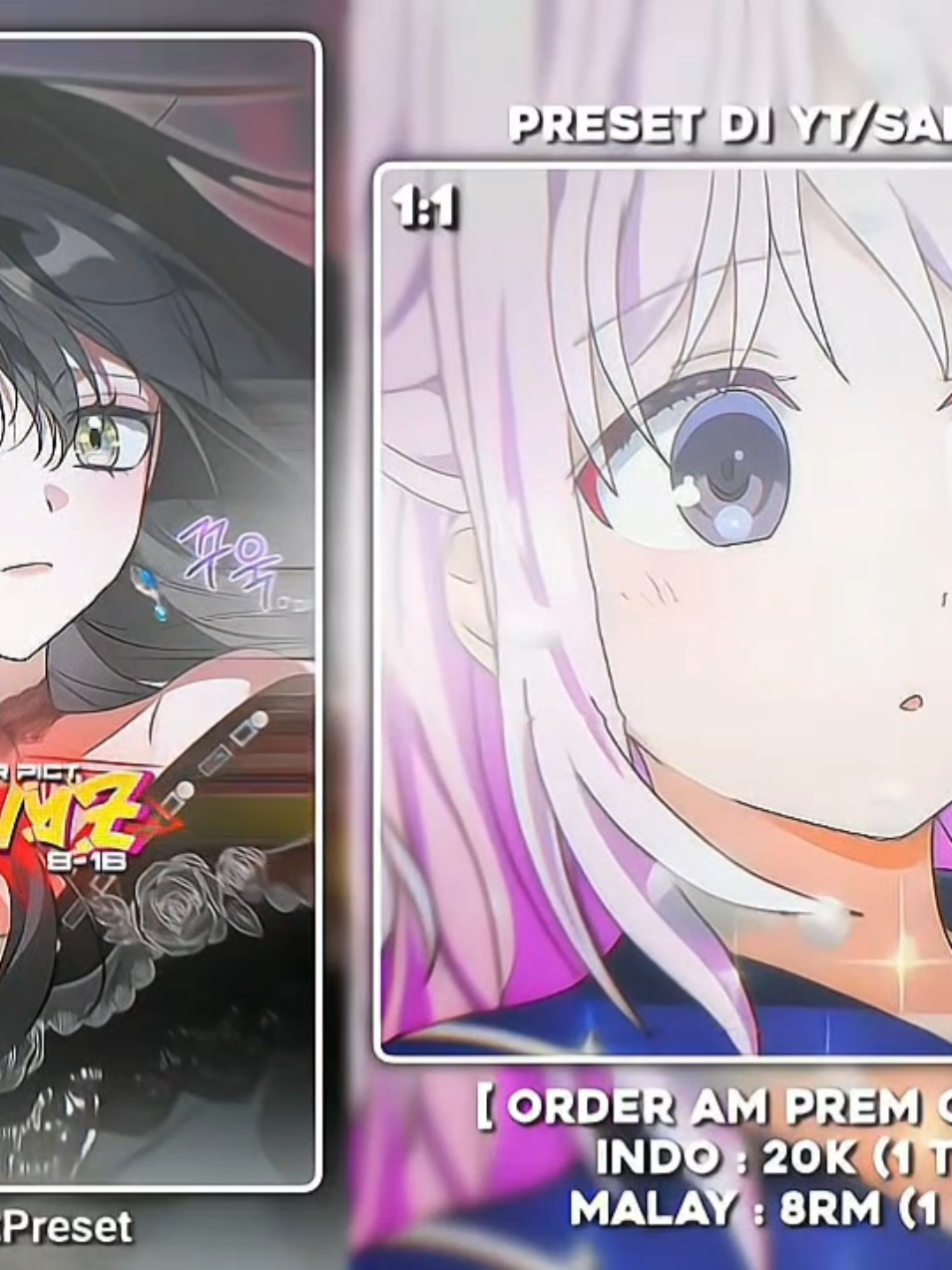 #presetenvyz | Asik nih 😝✨️ [am prem 1 thn 20k cek bio] #presetalightmotion #preset  #xyzabc #margagg 