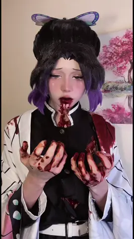 ALL FAKE!! RIP TO MY SHINOBU OUTFIT 😭 #Shinobu #shinobucosplay #demonslayer #Kny #Cosplay 