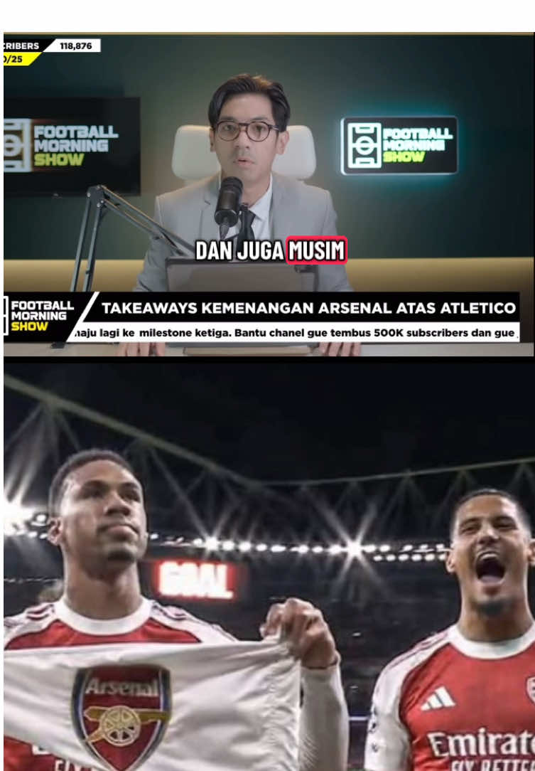 Set piece again ole……ole……… full video on YT : Hanif Thamrin. #panjisuryono #arsenal #atleticodemadrid #championsleague #hanifthamrin