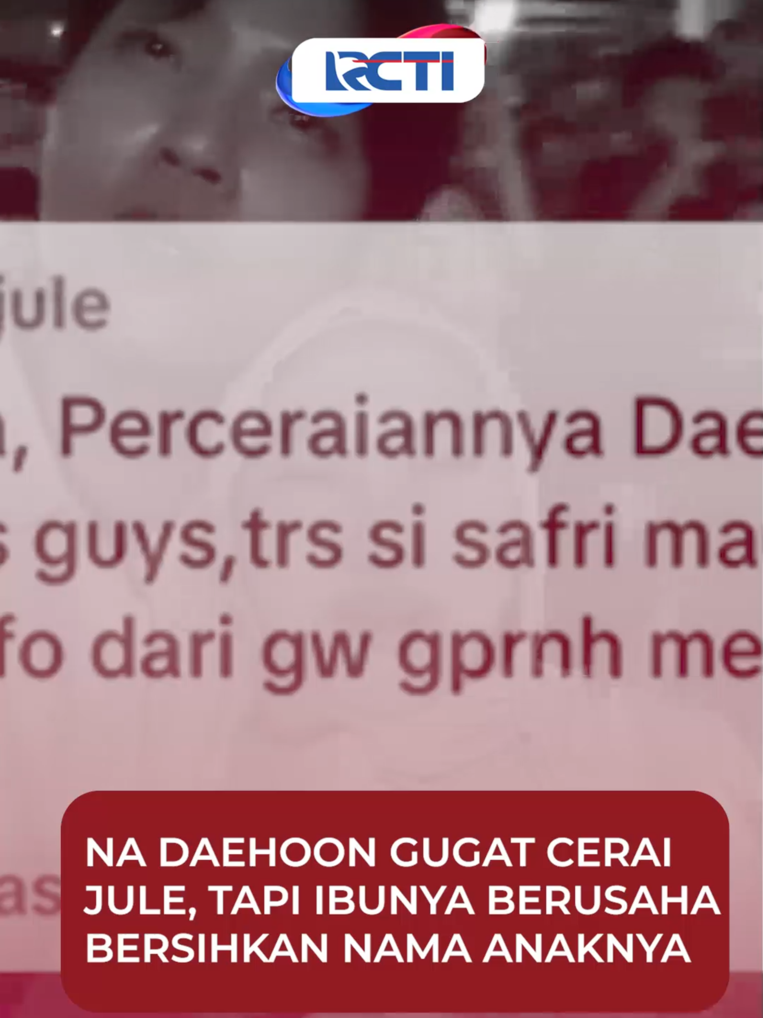 Na Daehoon ajukan gugatan cerai Jule, walaupun Jule diam seribu bahasa dan hilang dari social media. Jennifer Coppen dan Agnes Jennifer pun turut komentar tingkah perselingkuhan Jule dan Sapri #GoSpot setiap hari Senin - Jumat pukul 05.45 WIB Bermasalah dengan siaran @officialrcti ditempat kamu? Silahkan cek link berikut ya ⬇️⬇️⬇️ https://bit.ly/LayananSolusiDigital