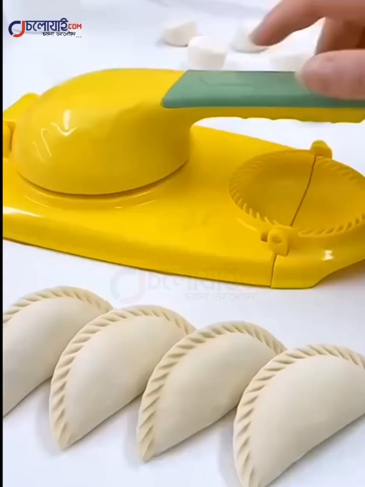 ম্যাজিক পুলি পীঠা মেকার Pitha Maker/Dumping mold এক চাপেই তৈরি হবে লুচি-পুরী, কিংবা ছোট রুটি! আর এক চাপেই তৈরি হবে পিঠা! ক্যাশ অন হোম ডেলিভারি  সম্পূর্ণ ম্যাজিকের মতো এই পিঠা মেকার ২০ জনের কাজ একসাথে করতে পারে। পিঠা-পুলি কে না পছন্দ করে! ছোট-বড় সবাই উপভোগ করে বিভিন্ন ধরনের পিঠা, আর এখন সেই পিঠা তৈরির কাজ হয়ে যাবে অত্যন্ত সহজ এবং দ্রুত। এই পিঠা মেকারের ছাঁচ ব্যবহার করে আপনি নিমেষেই তৈরি করতে পারবেন প্রিয়জনের পছন্দের বিভিন্ন ধরনের পুরি, লুচি, পুলি পিঠা,। 2 in 1 ফিচারের ফলে, পুলি পিঠা, লুচি বা মোমো তৈরি করতে রুটি বেলার কোনও ঝামেলা নেই। এটি আপনার রান্নাঘরকে করে তুলবে আরো আধুনিক এবং আপনার রান্নার সময়কে আরও মজাদার! Material: Plastic Capacity: 2 in 1 dumping mold অর্ডার করতে এই 📷01577-155578 নাম্বারে কল বা ( WhatsApp ) করুন।