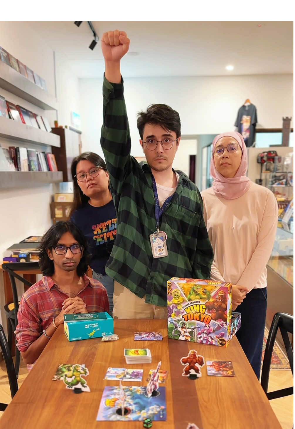 pure cinema… maybe we’re all not so different after all… 🐺🦊🥹💪😤 Got a phobia of Crunchy games too? Join us for Casual Fridays, 8PM - 12AM! A low key weekly walk-in event just for people to meet each other and play some casual board games (Plus 10% off our table rates!) Thanks to our Crunchy Thursday regulars for their excellent acting. Hey, Wes? We got your next big stars right here, buddy!  #crunchygames #cozygaming #partygames #GameMaster #fantasticmrfox                     