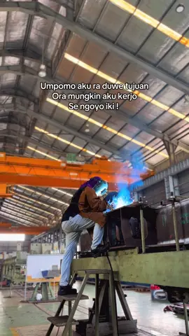 Umum’e dadi wong lanang ! #fyp #123 #tiktok #welder #weldernation 