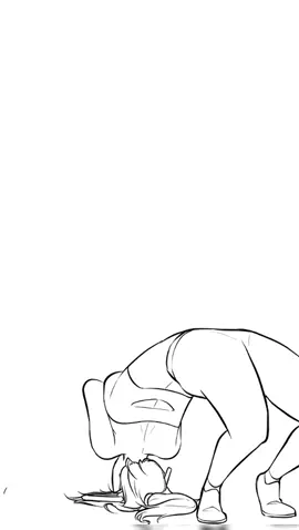 My back arched like a bow. Animation practice #animation #art #animationtiktok #fyp #foryoupage 