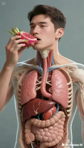 Dragon fruit effects 😱😱😱  #3danatomy #unhealthyfood #dragonfruit #trending #viral 