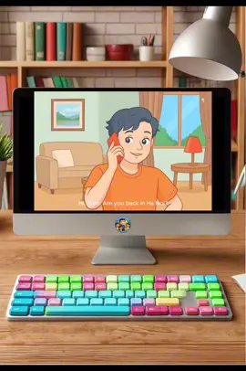Video AI ứng dụng trong môn Tiếng Anh, làm thành cuộc hội thoại giữa 2 nhân vật. Thầy cô nào có nhu cầu làm những video AI đơn giản mà giá cả phải chăng nhắn em liền nhé 🥰#capcut #view #powerpoint #thietkepowerpoint #AI