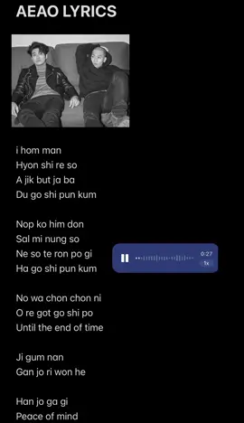 AEAO LYRICS #fyp#aeao 