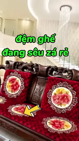 đệm trải ghế đẹp cho các c ngồi không lạnh nữa nha #kenhgiadung #demghe#giadungtienich #giadung #xuhuong 