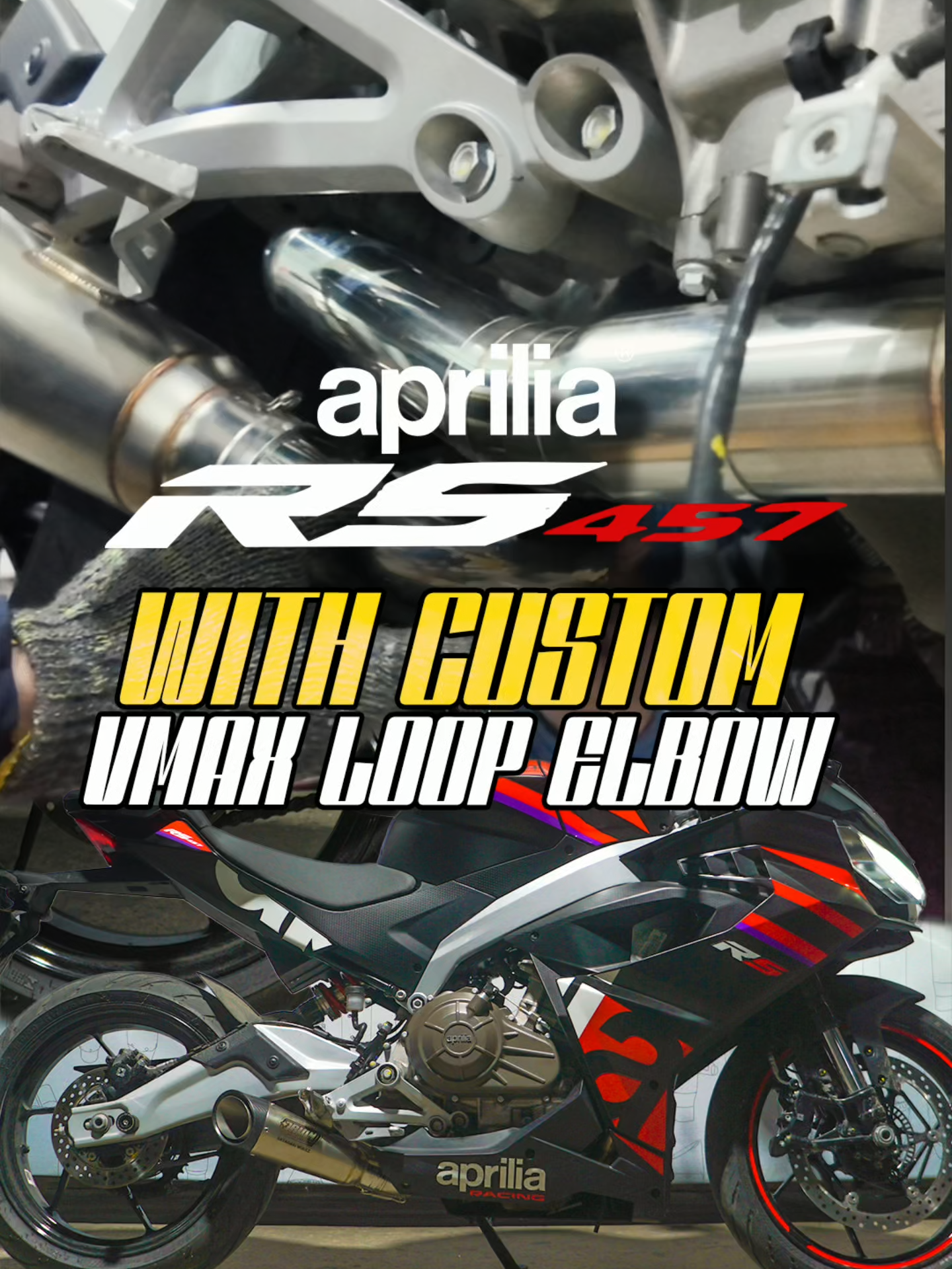Custom elbow for Aprilla RS 457🔥🔥