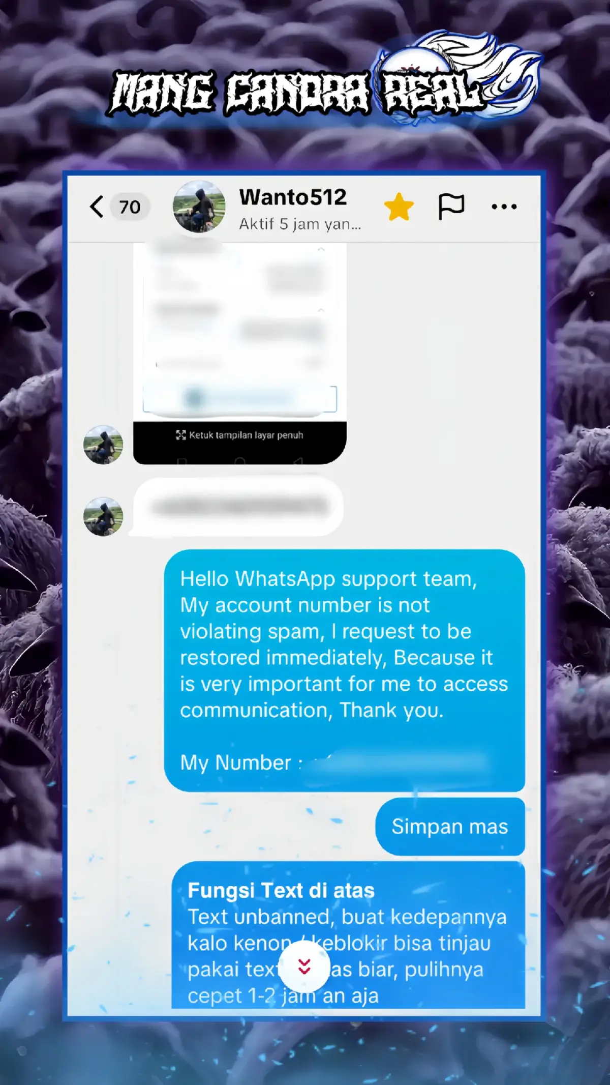 NEXT UNBAND PERMA FRESH✅ #kangunbandwa #whatsapp #jasaunbanwa #wakeblokirpermanen #jasaunbannedwhatsapp 
