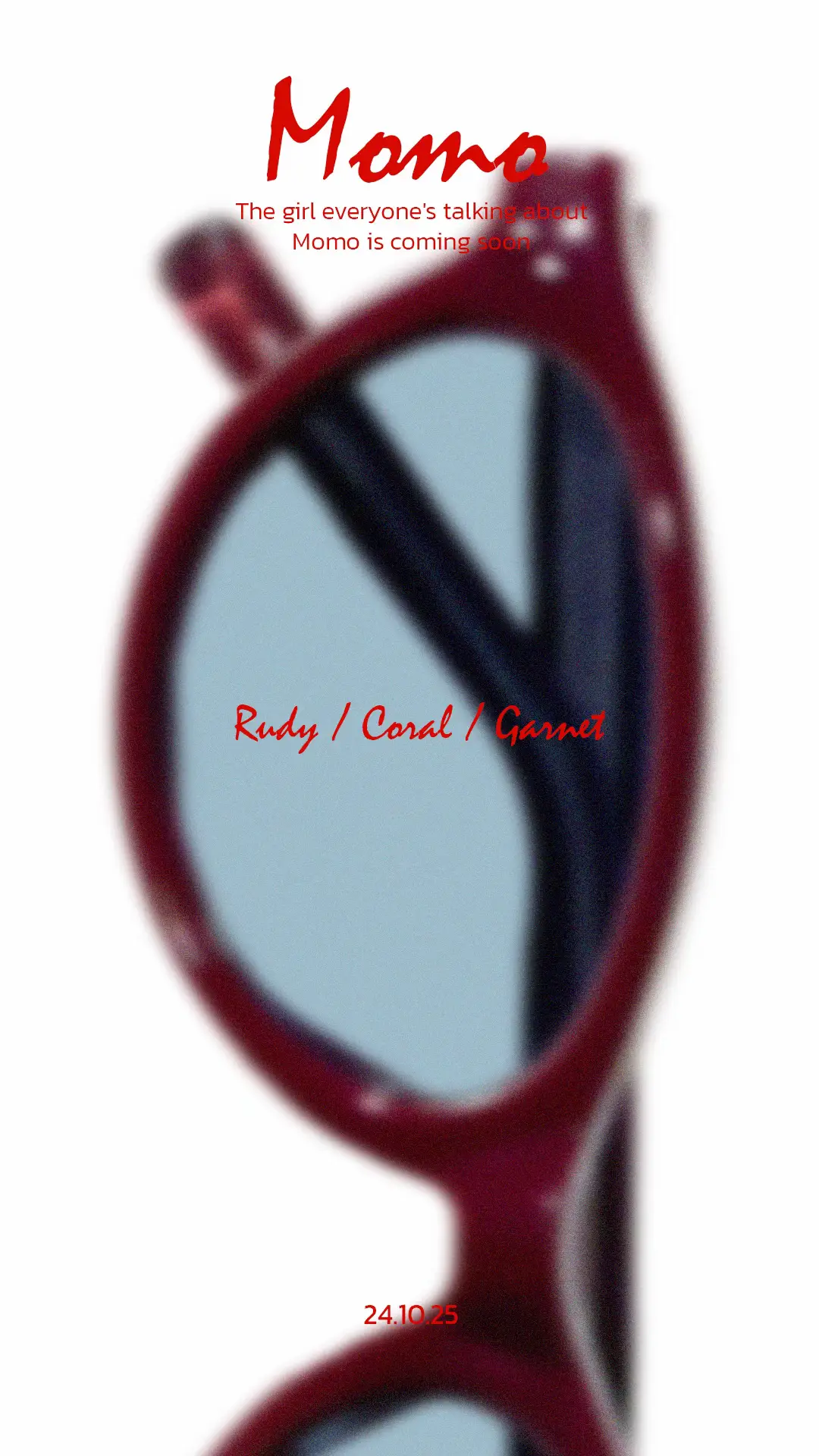 🍎New Collection “Momo” Coming soon 24.10.25  ………….💋💄🍓……………….. #ClaireEyewear  #comingsoon  #momo