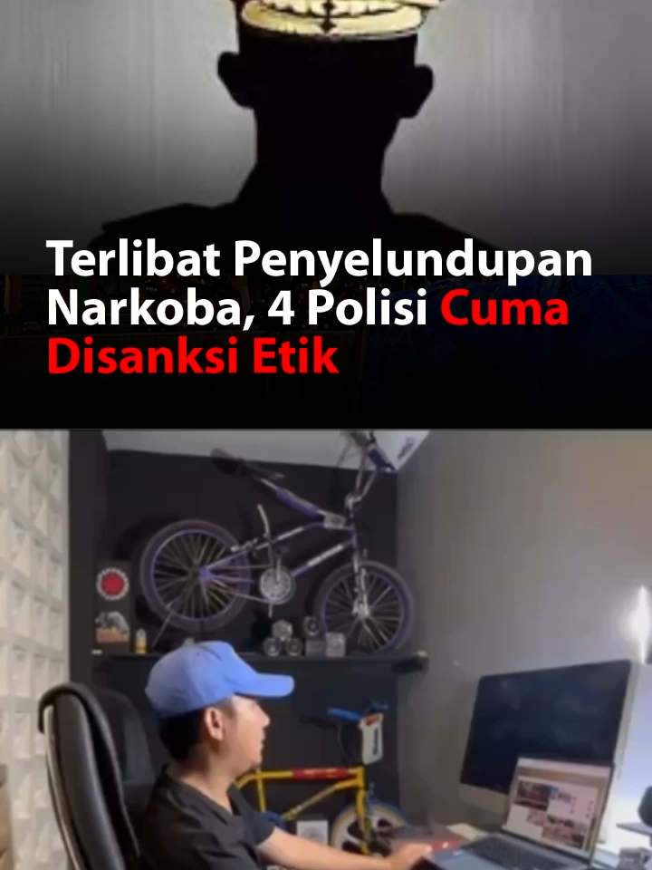 Oknum kali yah ... Empat personel polisi di Nunukan, Kalimantan Utara, yang terlibat kasus penyelundupan narkoba jenis sabu-sabu yang terungkap pada Juli 2025 hanya disanksi etik dan tidak diproses pidana. 