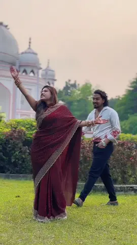 Best Chilo🙈 #aroshi_aru #sohel_shuvo Saree👉@LuXury Mart BD @Aru MakeOver & Beauty Salon 