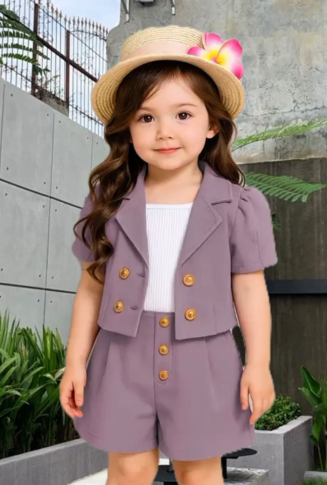 SETELAN ANAK PEREMPUAN ROMPI KYLIE #setelananak #setelanmurah #ootdanak #rompi #bajuanak 