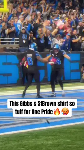 Nahh.. This Gibbs & StBrown hits different🥶🔥 #jahmyrgibbs #amonrastbrown #detroitlions #onepride #football 