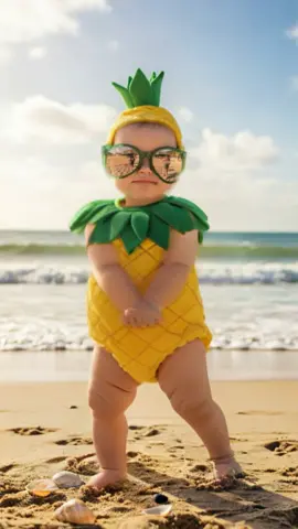 Baby’s gangnam style🍍🕶️🎶#cute #baby #dance #pinnacle #fruit               