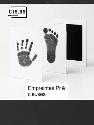 Empreinte, précieuse, souvenir, inoubliable de bébé empreinte