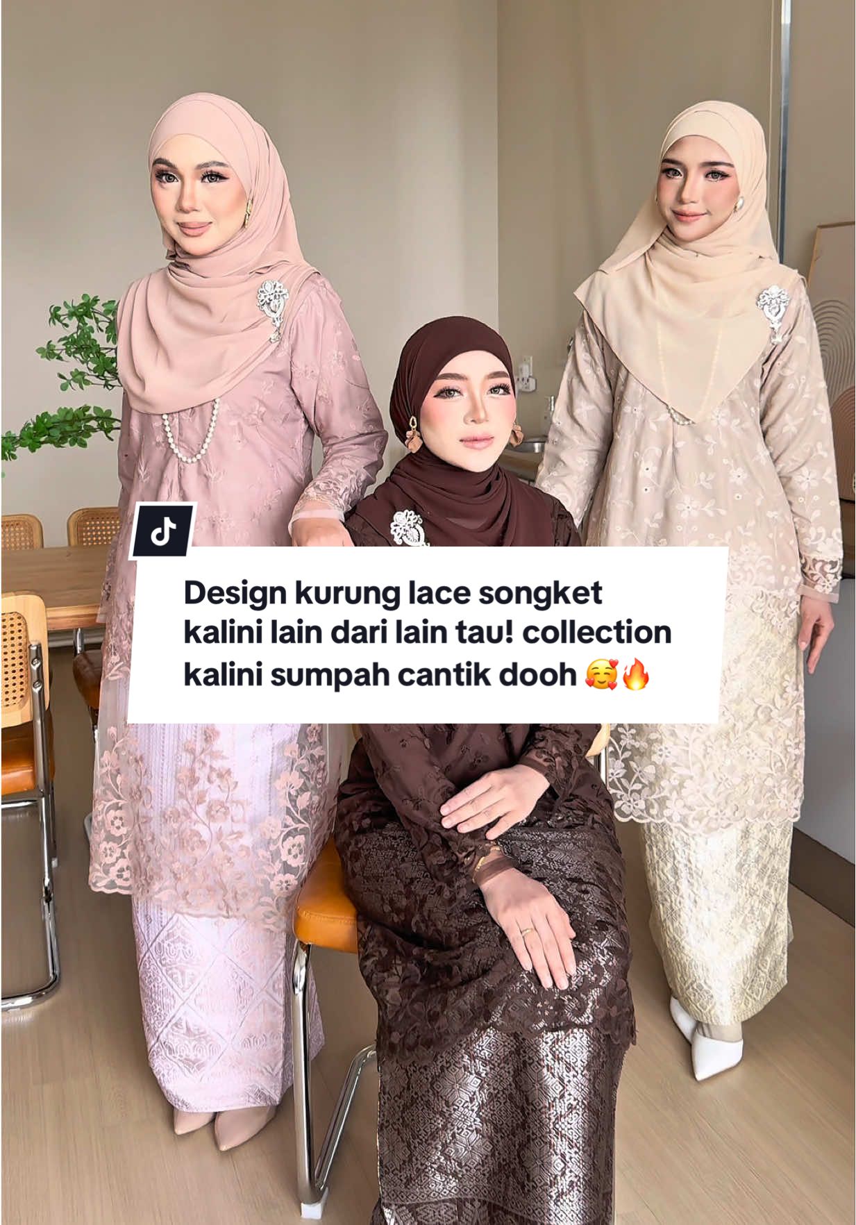 Design kurung lace songket kalini lain dari lain tau! collection kalini confirm bila korang tengok tak berkelip mata 😍‼️ Stanby! Masuk live launching esok Jumaat jam 9pagi 📍 #nfhboutiquegallery #kurung #bajuwanita #kurungcantik #kurungviral 