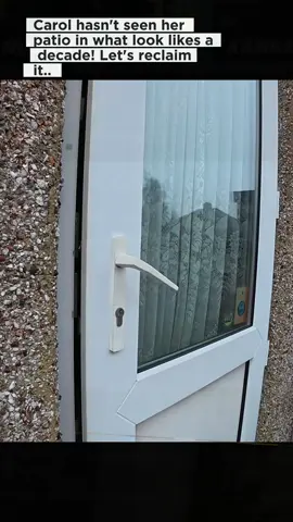 It's been decades since Carol has seen her patio, how spectacular will this transformation be? Let's see.💪🏻 #cleaningtiktok #uktiktok #cleanup #CleanTok #gardening 