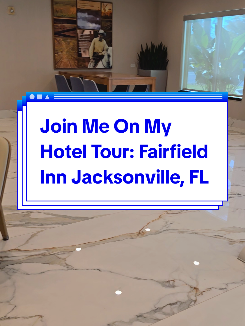 This Fairfield Inn was pretty impressive? I've found some in the past to be dated or rundown. This one was bright and airy. It had a really nice spa fragrance throughout the hotel. The hotel was recently renovated and clean. The staff and manager was super nice. I would have liked to see more art amd character. Also the AC was super loud almost like they didn't finish their punch list after renovating. Overall I would rate it 8/10 much higher than most Fairfield properties. What would you rate it? #sodynamite #hotelreview #hoteltour 