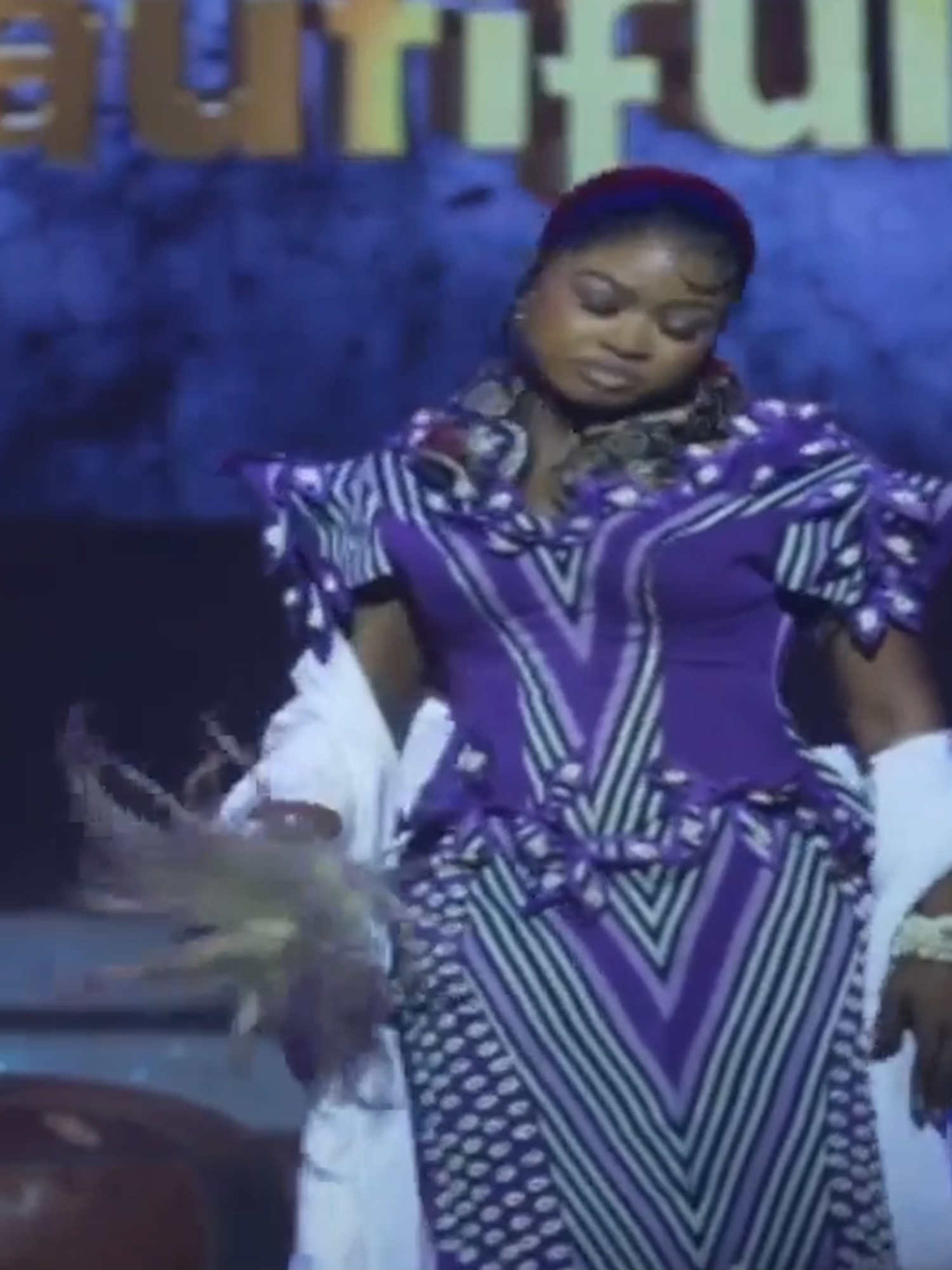 “My first encounter with the snake had me shaking to my spine. I had to keep the snake on me all day until the main performance that’s how I got comfortable with it.