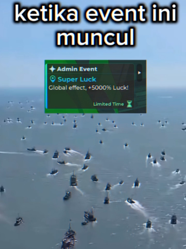 setelah 5000% luck,terbitlah ikan
