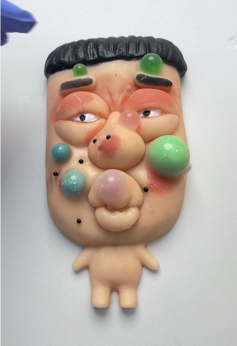 Simuliertes Squishy-Spielzeug #diytoys #asmr #pickelausdrücken #oddlysatisfyingvideo #satisfyingvideo 