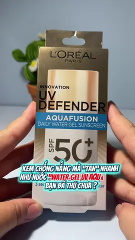Một lớp kem chống nắng = Một lớp áo giáp cho làn da! Em này có SPF 50+ PA++++, chống tia UVA/UVB siêu đỉnh mà vẫn nhẹ mặt. Chất mỏng nhẹ, thấm nhanh, không để lại vệt trắng – đúng chuẩn ‘chân ái’ cho mấy bạn da dễ lên mụn như mình. #skincare #chongnangwatergel  #hợptáccùngLorealParis #viral 