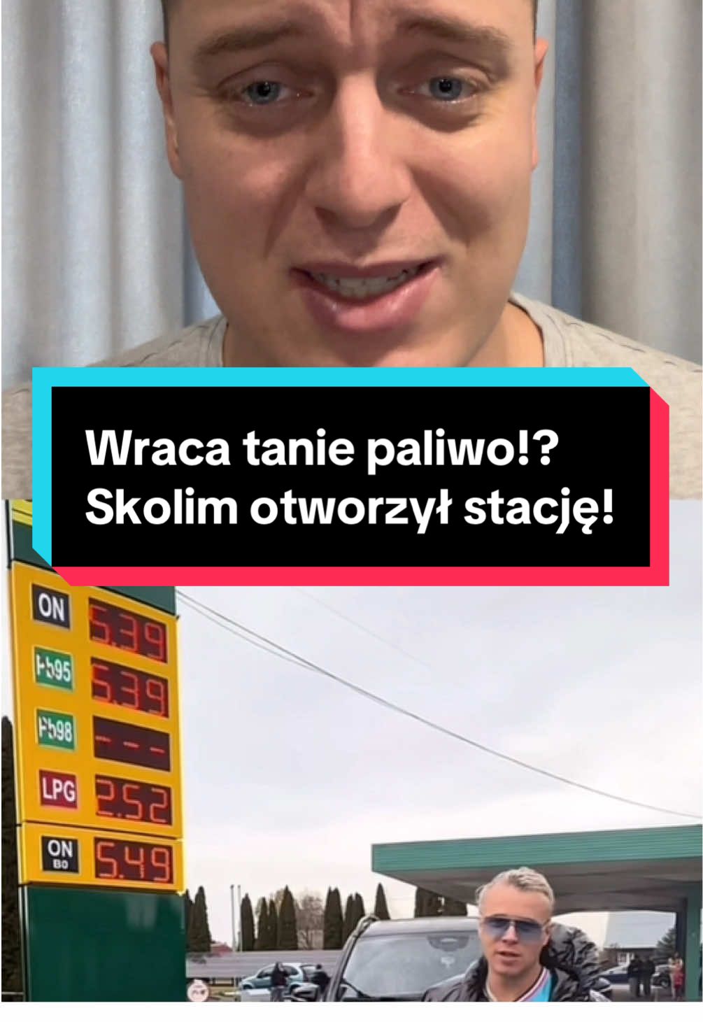 Skolim otworzył stację benzynową! W końcu doczekamy się paliwa za 5,19!? @SkolimLATINO #stacjabenzynowa #cena #news #polska #czeremcha 