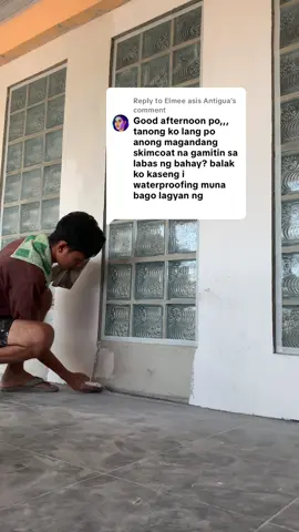 Replying to @Elmee asis Antigua mga skimcoat na subok na namin housepaint tips #housepainter #preparation #skimcoat #fyp 
