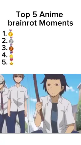 Top 5 Anime brainrot Moments pt.62 #Anime #animeedit #brainrot #top5 #fyp