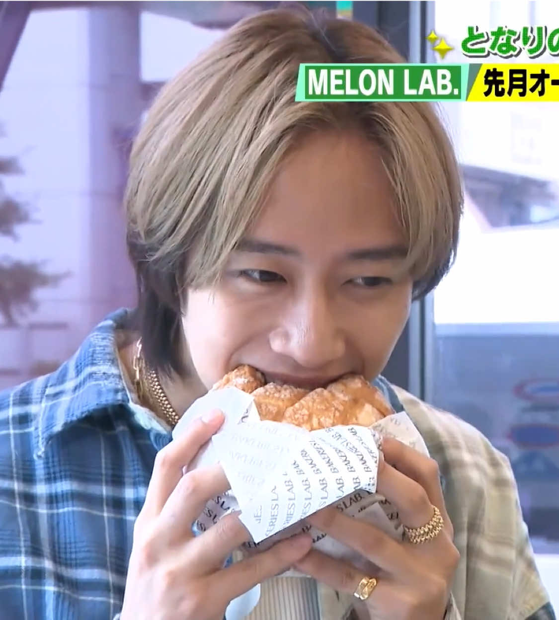 うみくんのもぐもぐ集💚 美味しいものいっぱい食べていい顔してた😻 #プチブランチ #中村海人 #うみんちゅ #TravisJapan #トラジャ 