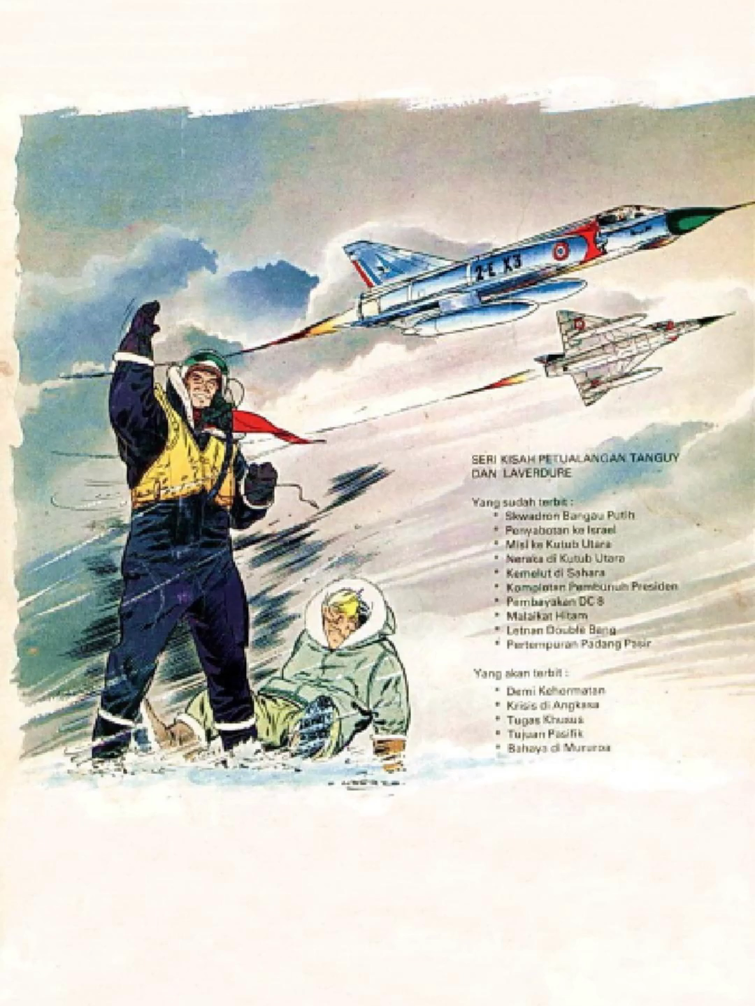 Les Chevaliers du Ciel or The Aeronauts tv serie 1968 adapted comic 