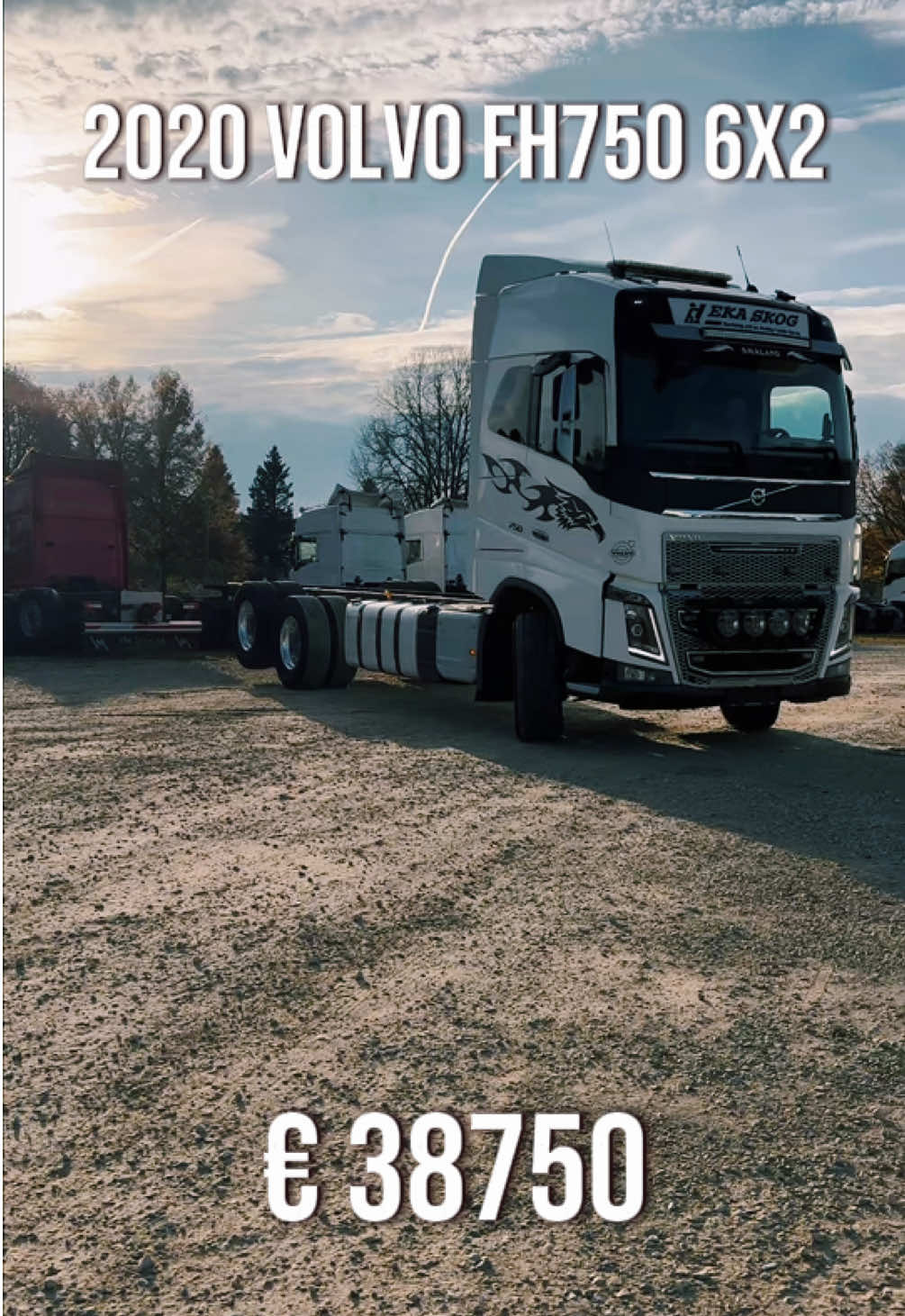 2020 Volvo FH750 6x2 chassis, 2020, 750 hp, Euro 6, ready for EU or export. Price: € 38750. DM for full specs & availability #volvofh16 #volvofh16750 #truckedit #edit #truckforsale 