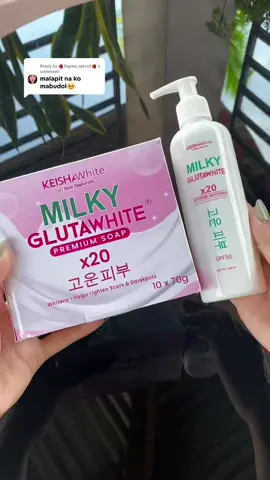 Replying to @🍓Sigma_sprout🍓 uy promo milky Gluta white soap combo 10pcs 1Box & 1free lotion check out na habang naka sale pa!😩 #milkyglutawhite #whiteningsoap #fyppppppppppppppppppppppp #fypviraltiktok🖤シ゚☆♡ #fypviralシviral 