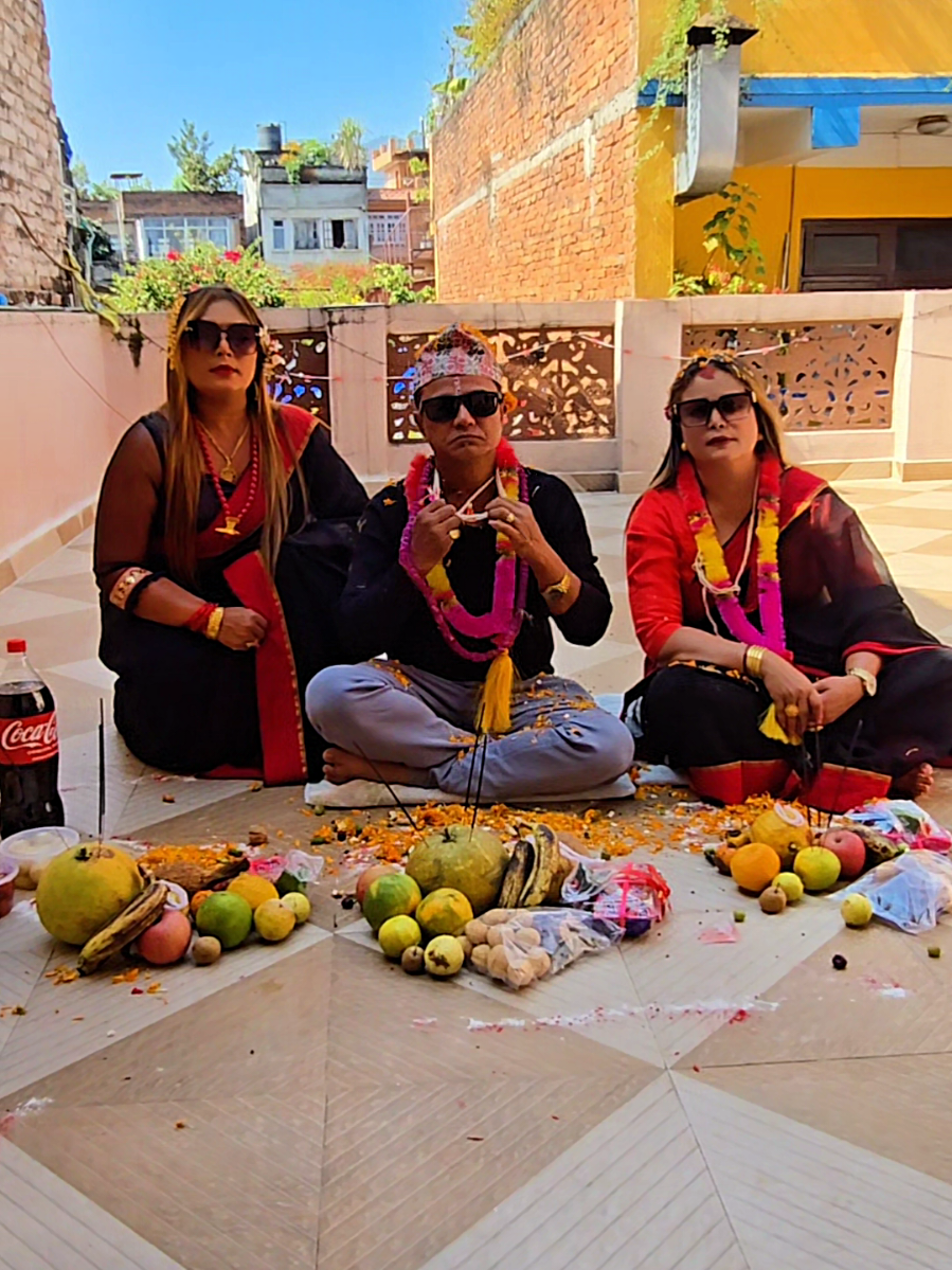Bhaitika special 🥰🥰#vaitikaspecial #happyvaitika #familytime #fyp #tiktoknepal🇳🇵 