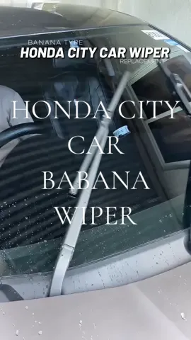 Honda city banana type wiper#carwiper #wipe #carwiperhonda #bananatypewiper 